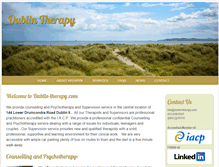 Tablet Screenshot of dublin-therapy.com